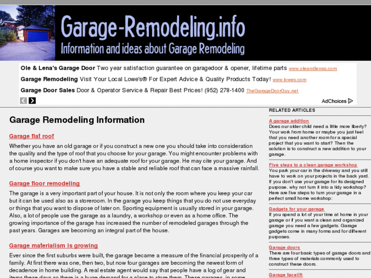 www.garage-remodeling.info