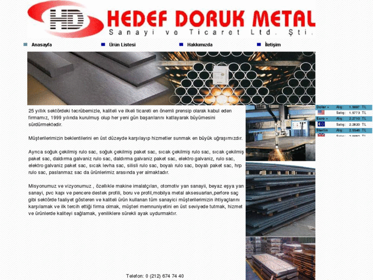 www.hedefdorukmetal.com