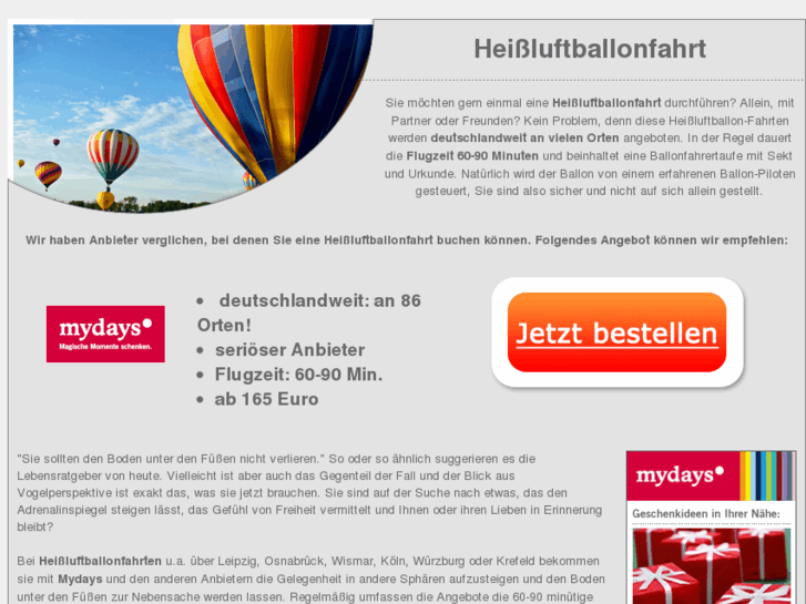 www.heissluftballonfahrt.org