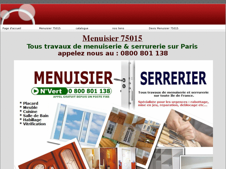 www.menuisier75015.net