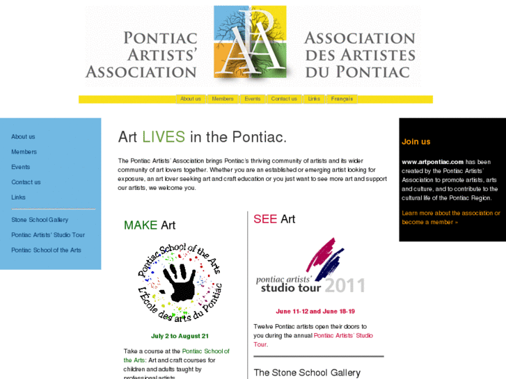 www.pontiacartistsassociation.com