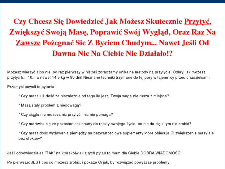 www.szybkoprzytyc.pl