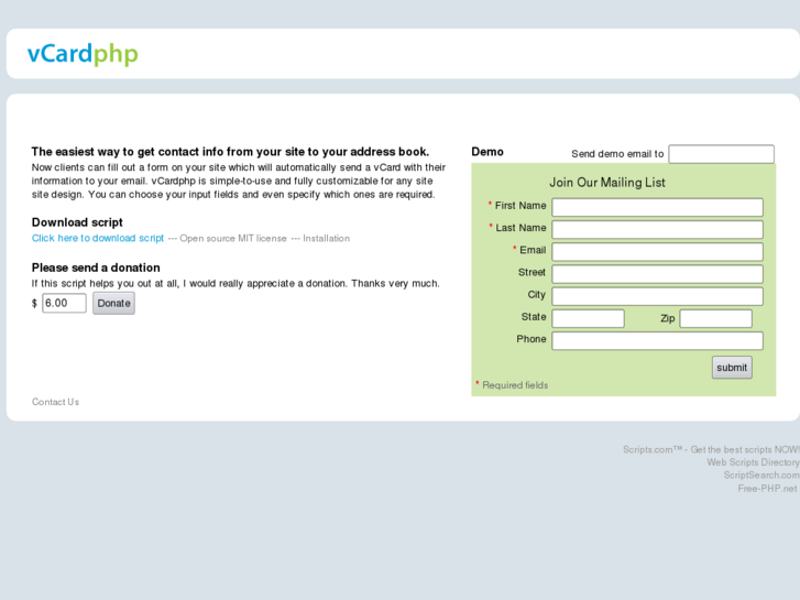 www.vcardphp.com