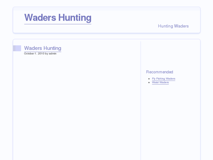 www.wadershunting.com