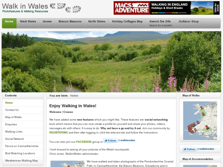 www.walkinwales.com