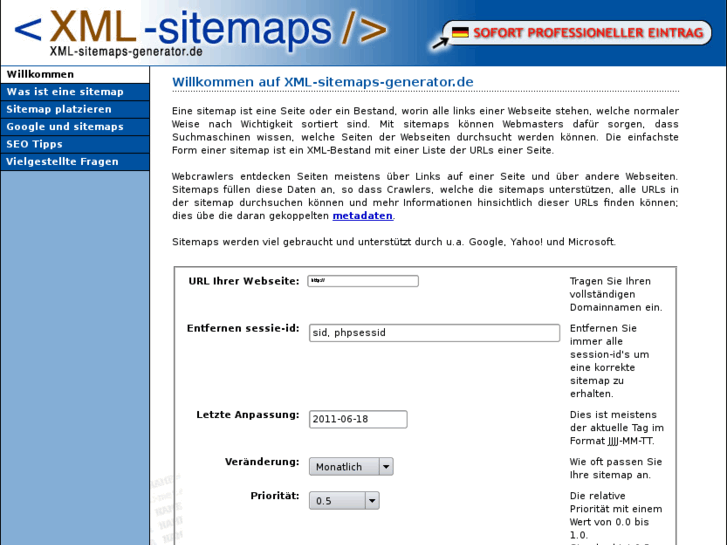 www.xml-sitemaps-generator.de