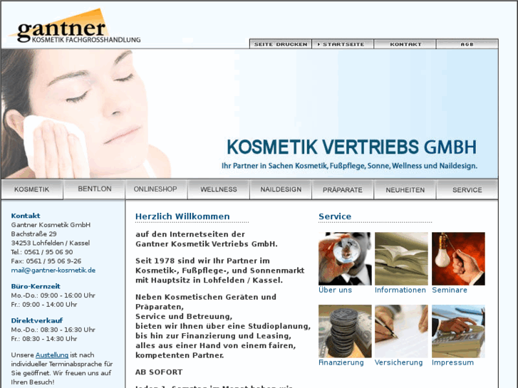 www.gantner-kosmetik.de