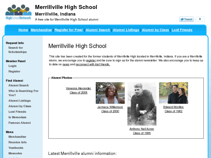 www.merrillvillehighschoolalumni.org