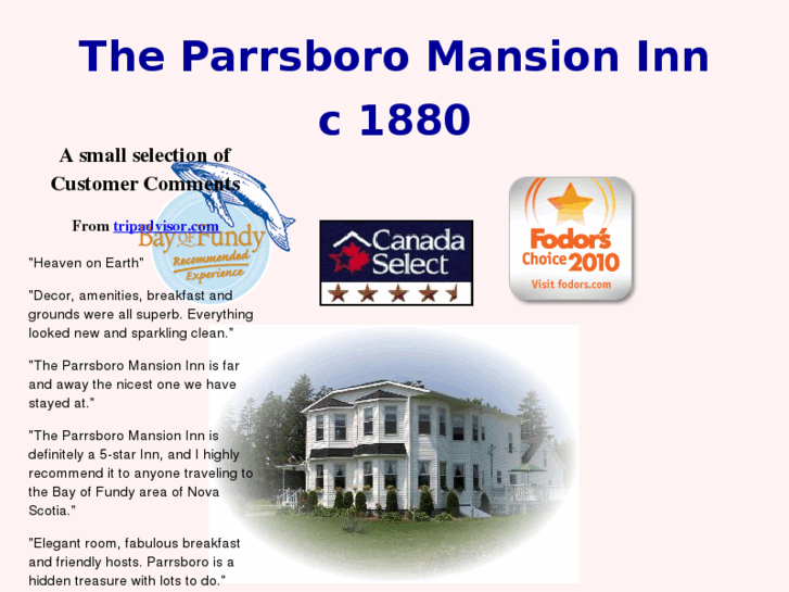 www.parrsboromansion.com