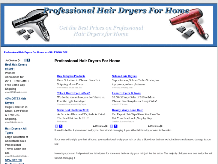 www.professionalhairdryersforhome.com