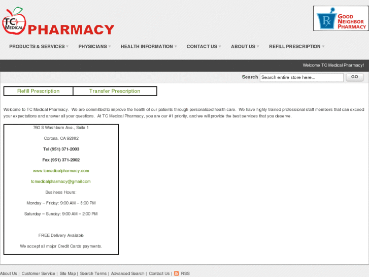 www.tcmedicalpharmacy.com