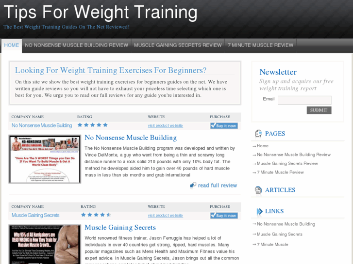 www.tipsforweighttraining.com