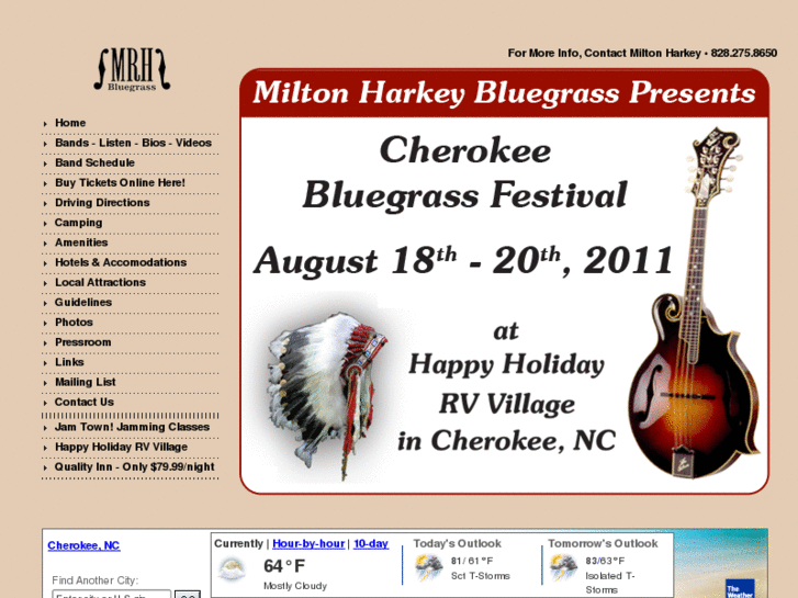 www.cherokeebluegrass.com