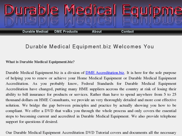 www.durablemedicalequipment.biz