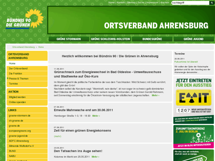 www.gruene-ahrensburg.de