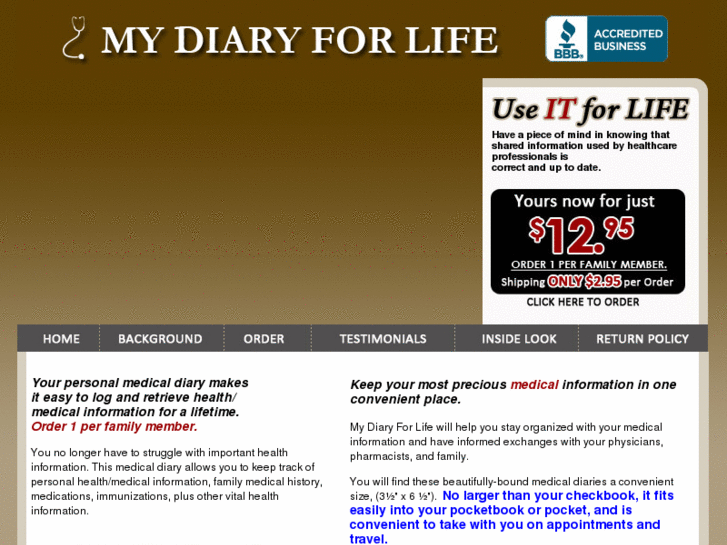 www.mydiaryforlife.com