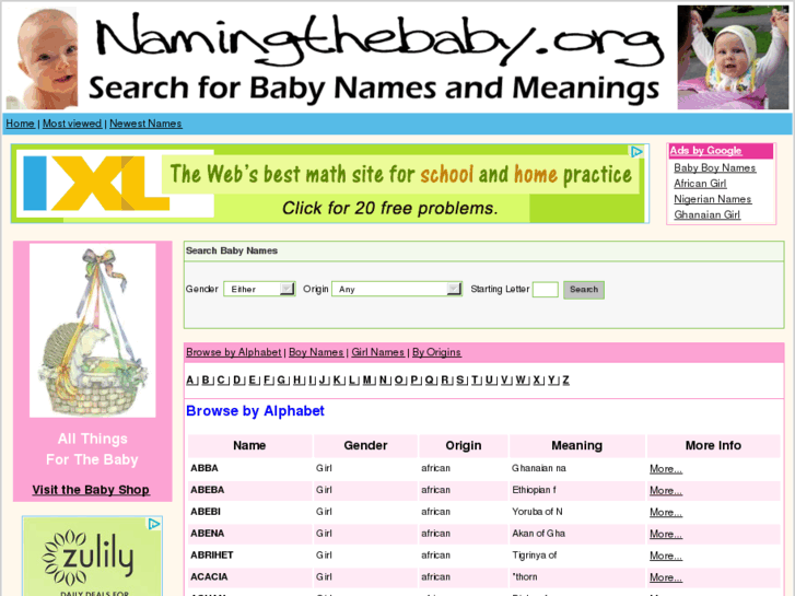 www.namingthebaby.org