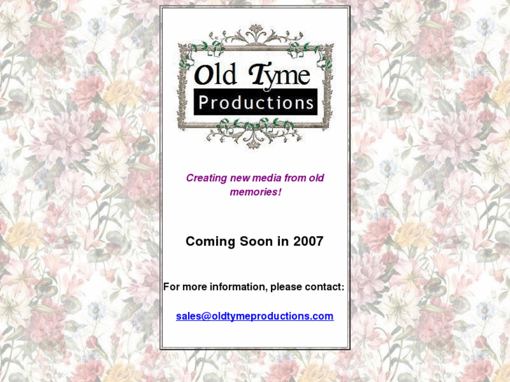 www.oldtymeproductions.com