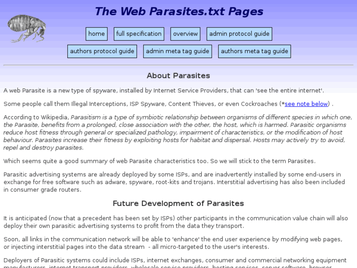 www.parasitestxt.org