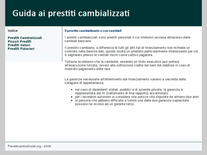 www.prestiticambializzati.org