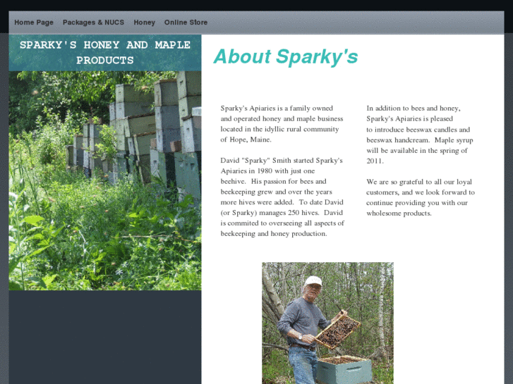 www.sparkyshoneyandmaple.com