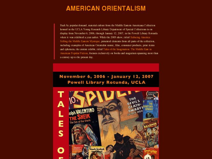 www.americanorientalism.org