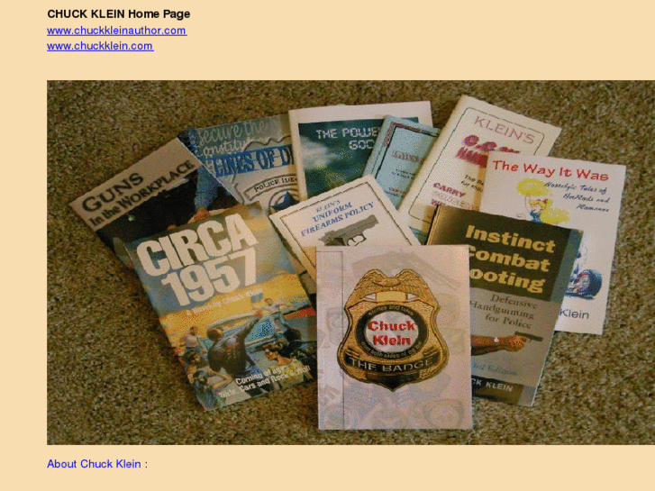 www.chuckkleinauthor.com