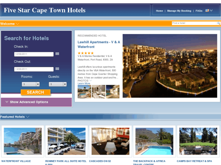 www.fivestarcapetownhotels.com