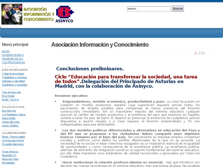 www.informacionyconocimiento.org