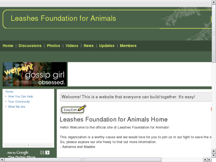 www.leashesfoundation4animals.com