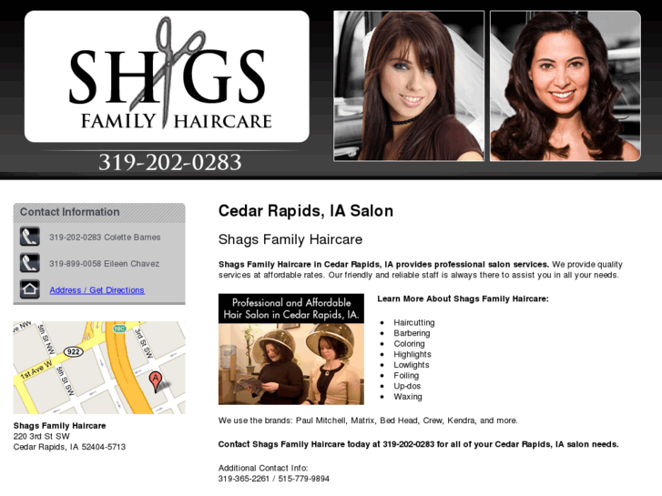 www.shagsfamilyhaircare.com