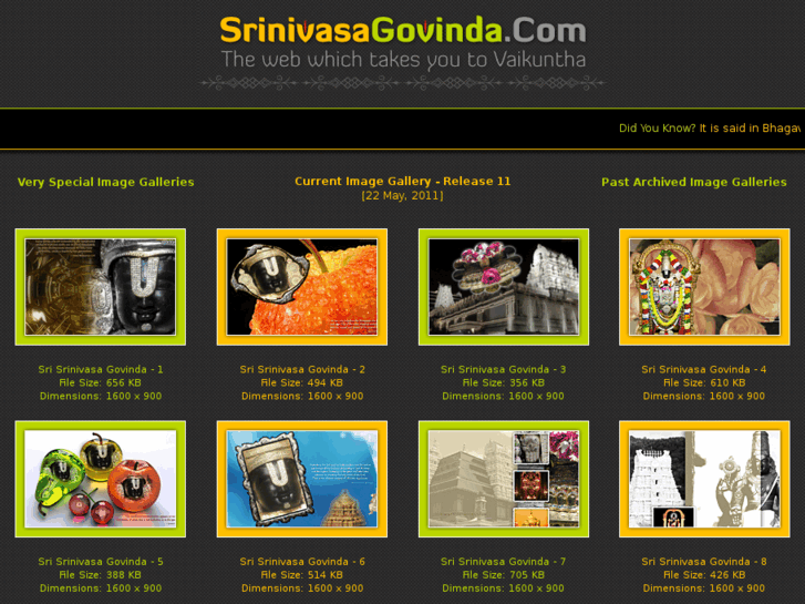 www.srinivasagovinda.com