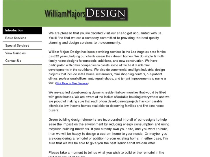 www.williammajorsdesign.com