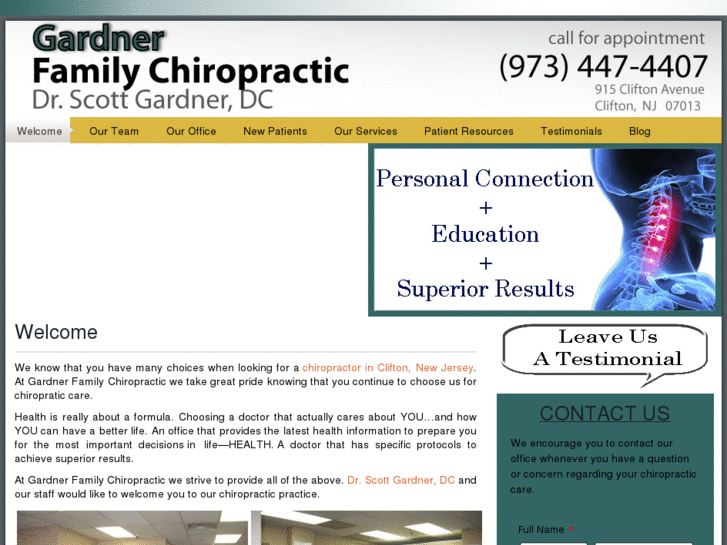 www.chiropractorclifton.com