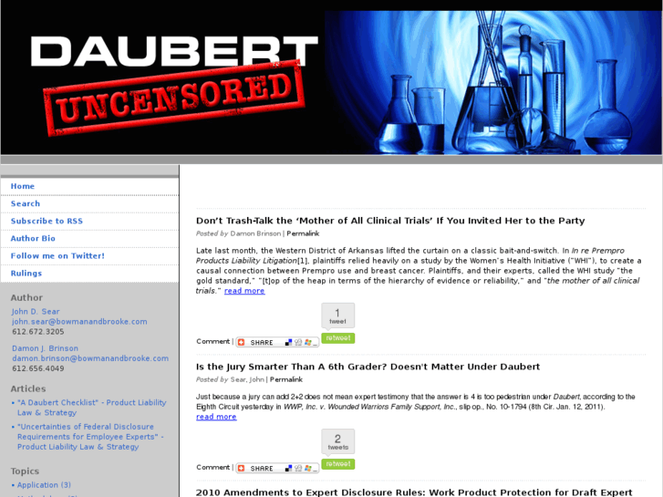 www.daubertuncensored.com