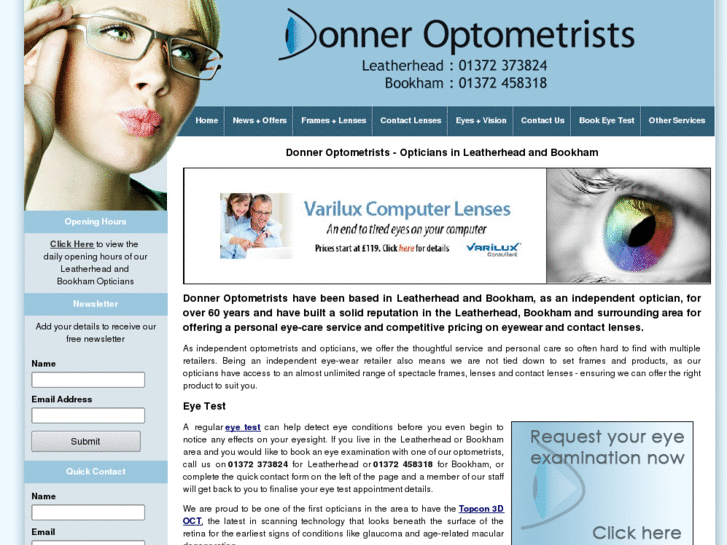 www.donneroptometrists.co.uk