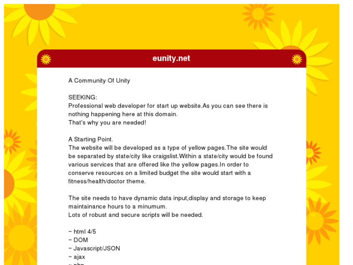www.eunity.net