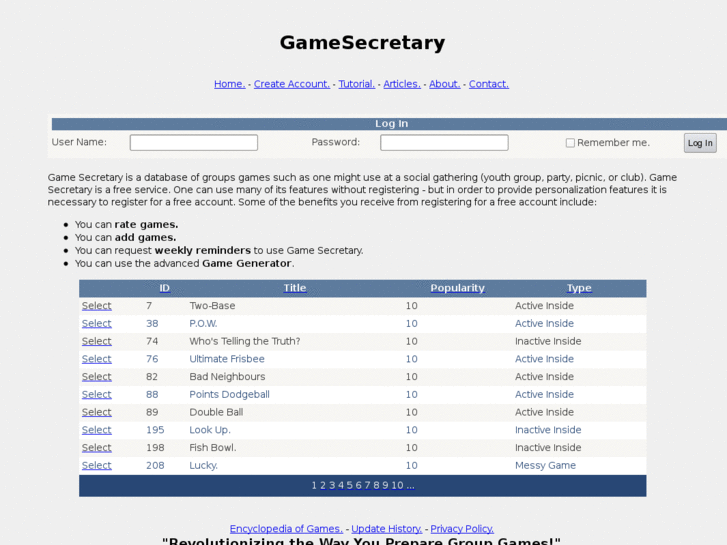 www.gamesecretary.com