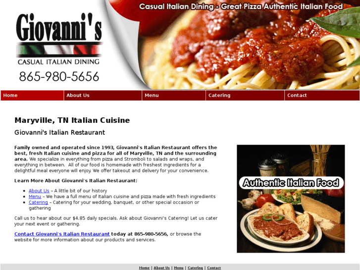 www.italianrestaurantsmaryvilletn.com