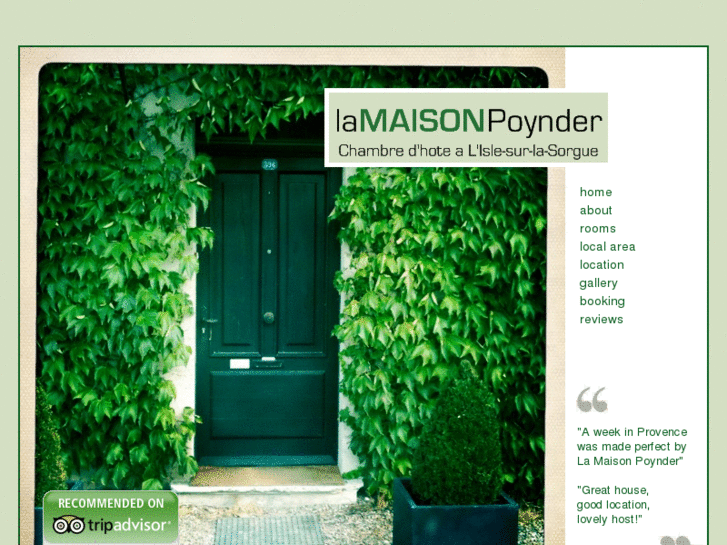 www.lamaisonpoynder.com