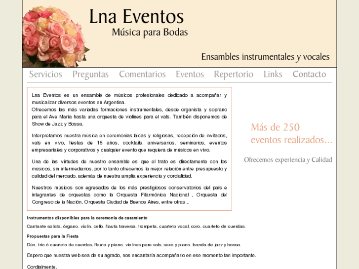 www.lnaeventos.com.ar