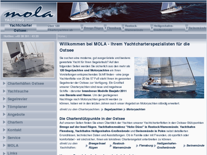 www.mola-yachtcharter-ostsee.de