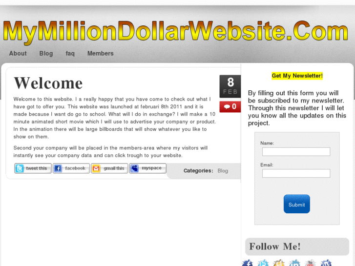 www.mymilliondollarwebsite.com
