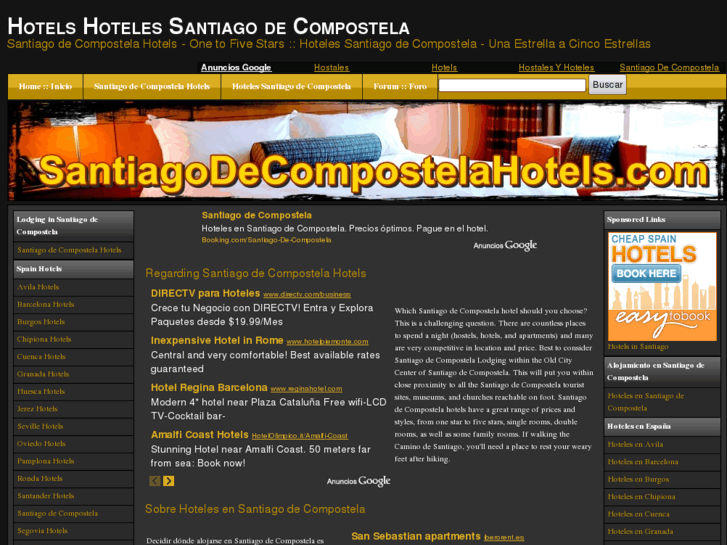 www.santiagodecompostelahotels.com