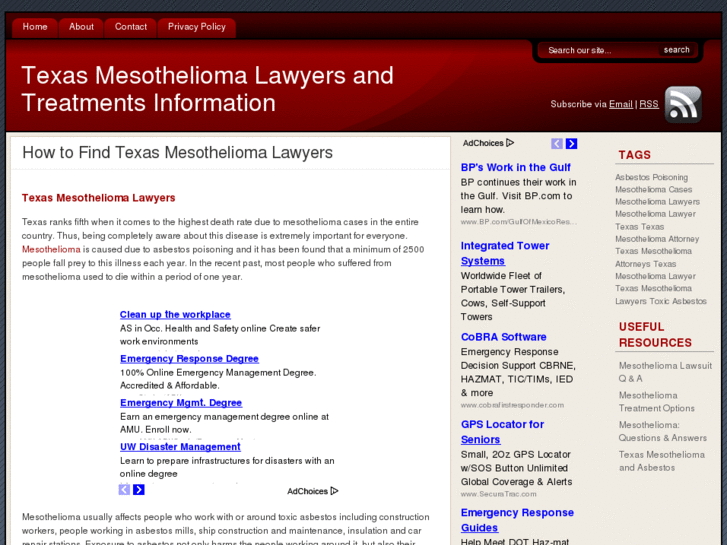 www.texasmesotheliomalawyer.org