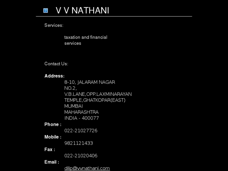 www.vvnathani.com