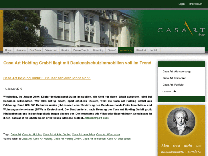 www.casa-art-denkmalschutzimmobilien.de