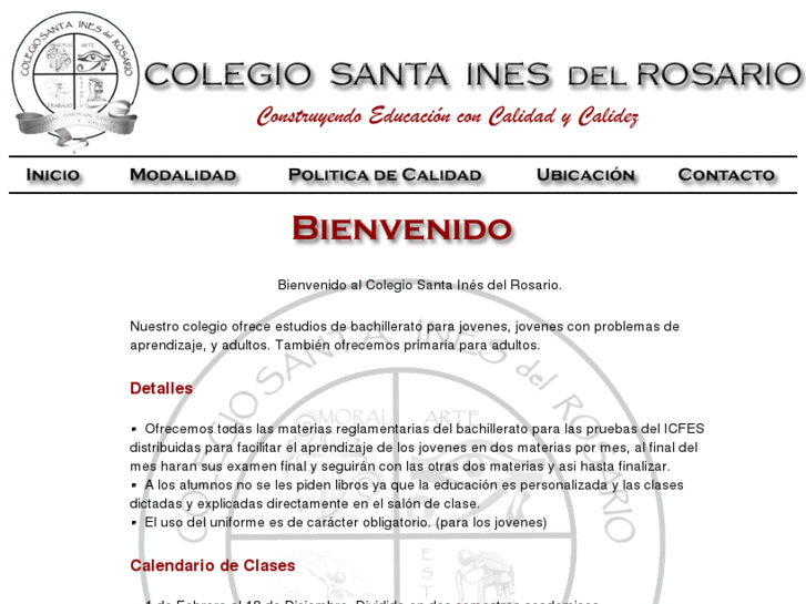 www.colegiosantainesdelrosario.net