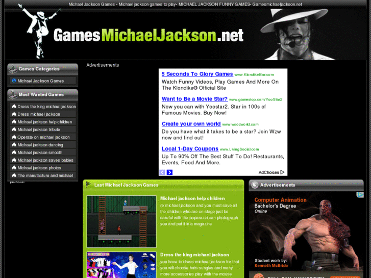 www.gamesmichaeljackson.net