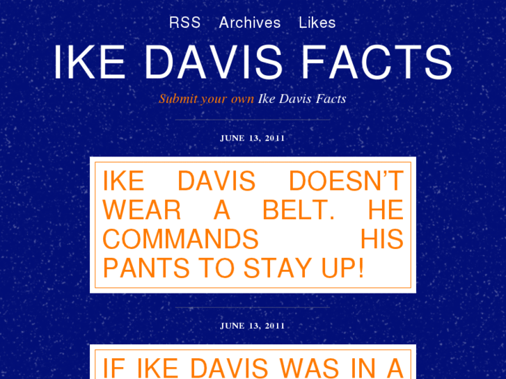 www.ikedavisfacts.com